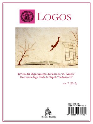 cover image of Logos. Rivista annuale del Dipartimento di Filosofia "A. Aliotta" (7-2012)